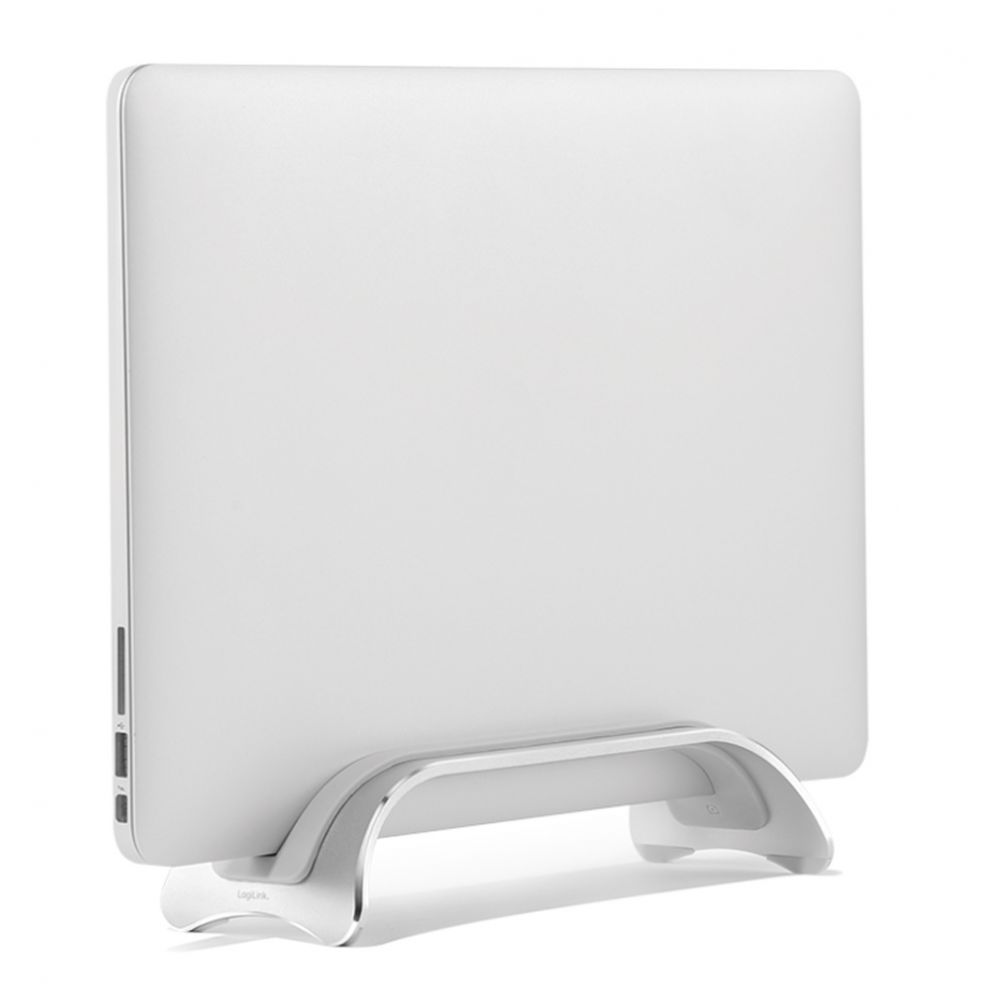 Supporto Notebook Verticale per MacBook 11''-15'' in Alluminio con 3 inserti di regolazione intercambiabili