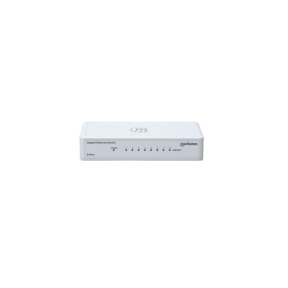 Manhattan 560702 switch di rete Gigabit Ethernet (10 100 1000) Bianco