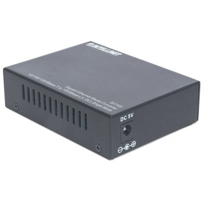Intellinet 507349 convertitore multimediale di rete 1000 Mbit s 1310 nm Modalità singola Nero