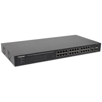 Intellinet 560559 switch di rete Gigabit Ethernet (10 100 1000) Supporto Power over Ethernet (PoE) Nero