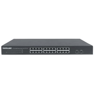 Intellinet 561044 switch di rete Non gestito L2 Gigabit Ethernet (10 100 1000) 1U Nero