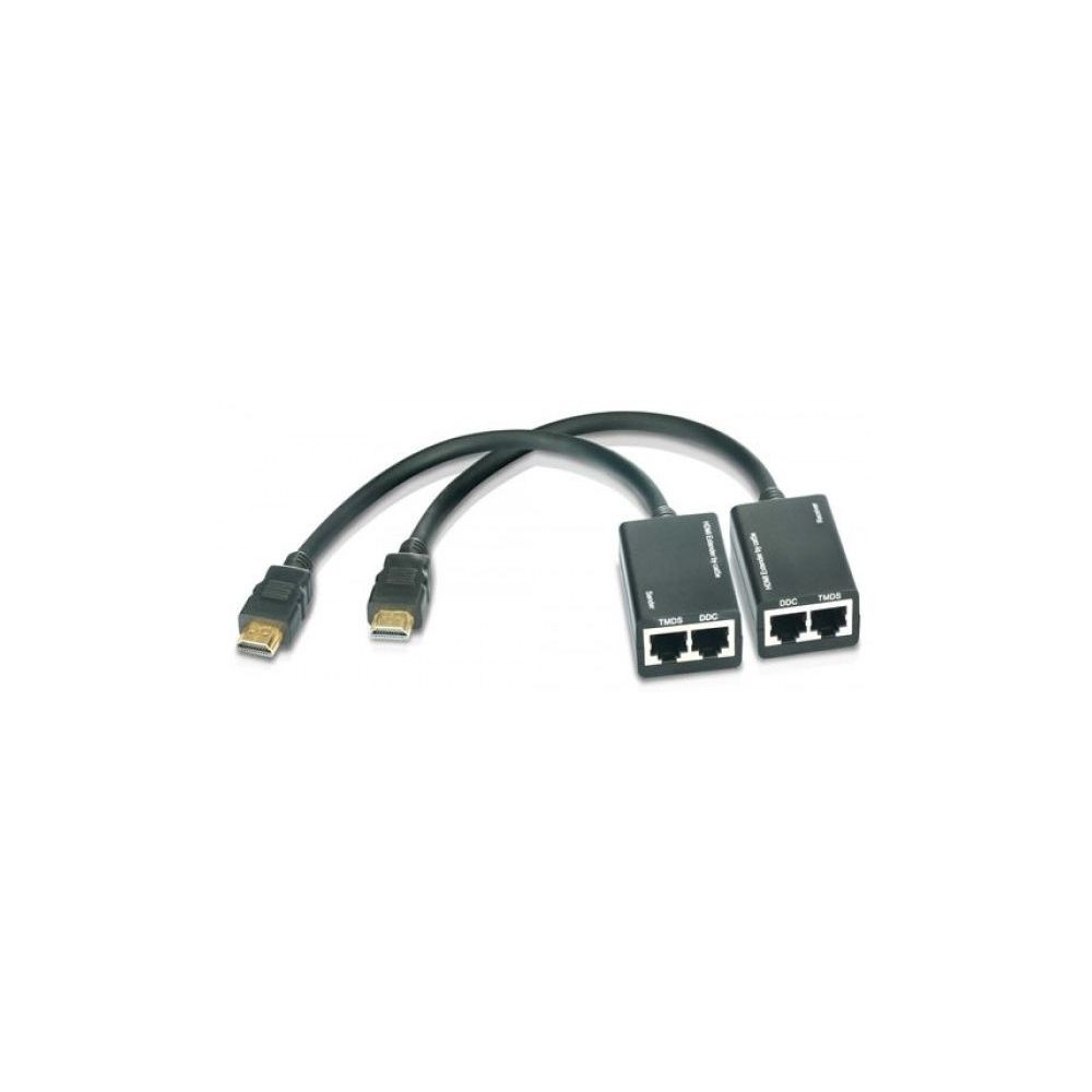 Techly Amplificatore HDMI Cat 5e 6 Compatto 30m (IDATA EXT-E30D)