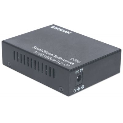 Intellinet 510493 convertitore multimediale di rete 1000 Mbit s Nero