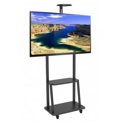 Techly Floor Support with Shelf for LCD LED Plasma TV 32-70"