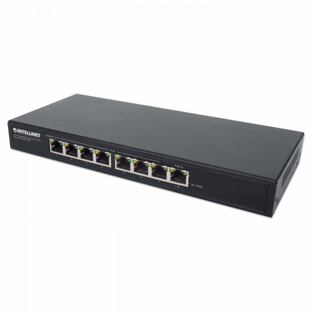 Intellinet 561679 switch di rete Gigabit Ethernet (10 100 1000) Supporto Power over Ethernet (PoE) Nero