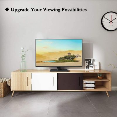 Techly ICA-LCD 323S supporto da tavolo per Tv a schermo piatto 109,2 cm (43") Libera installazione Nero