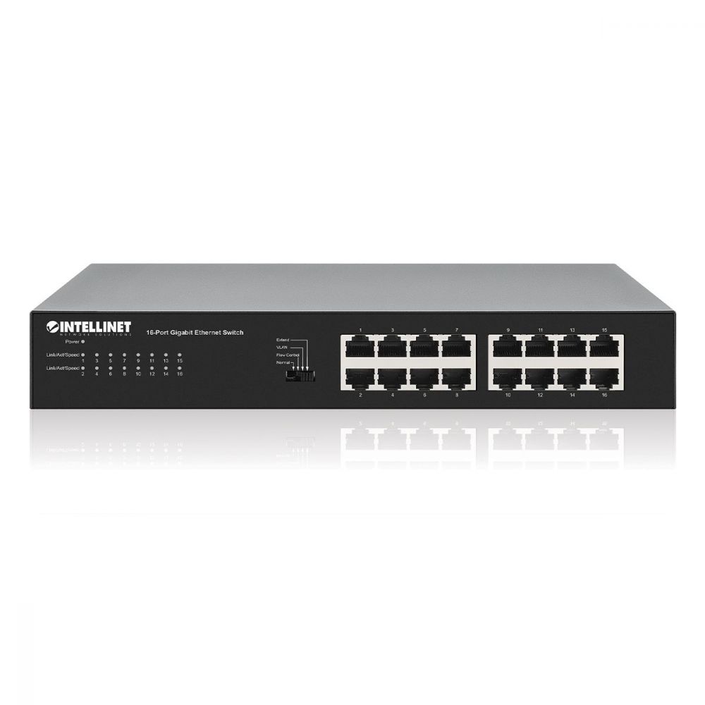 Manhattan 561815 switch di rete Non gestito Gigabit Ethernet (10 100 1000) Nero
