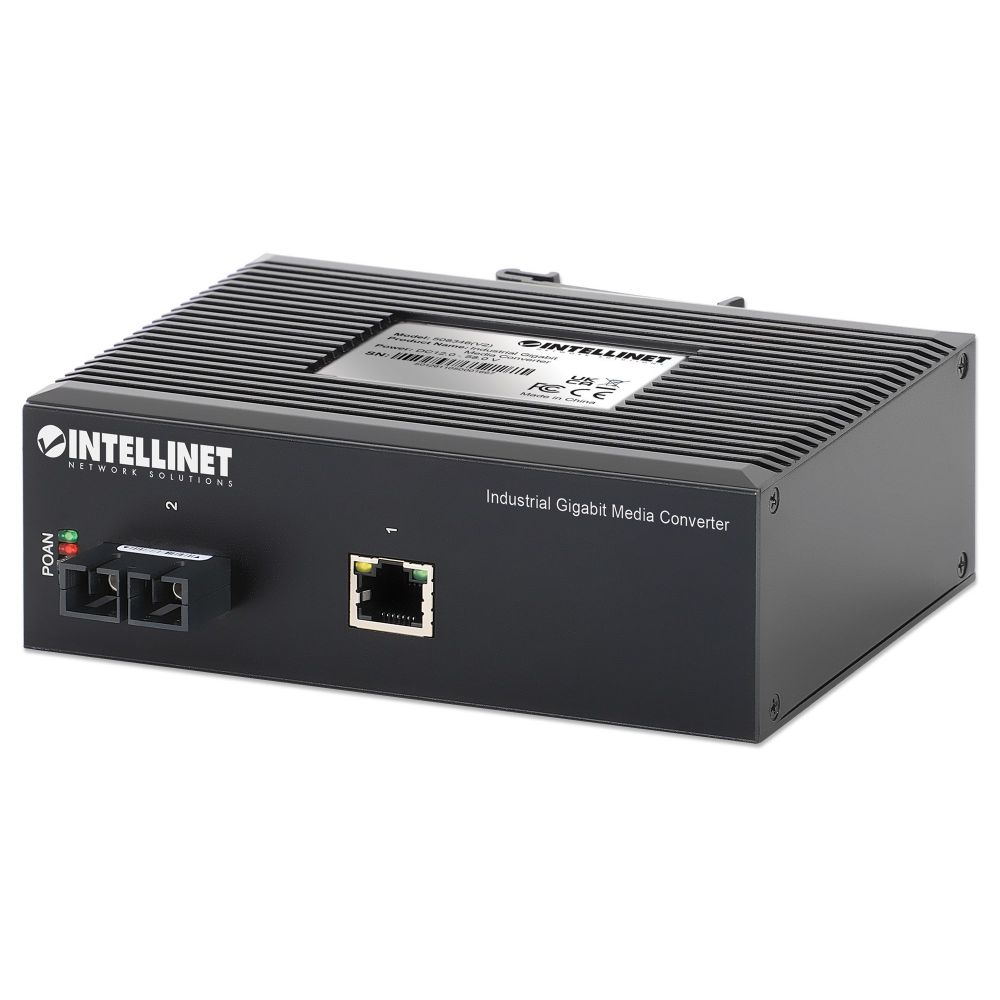 Intellinet 508346 convertitore multimediale di rete 1000 Mbit s 1310 nm Modalità singola Nero